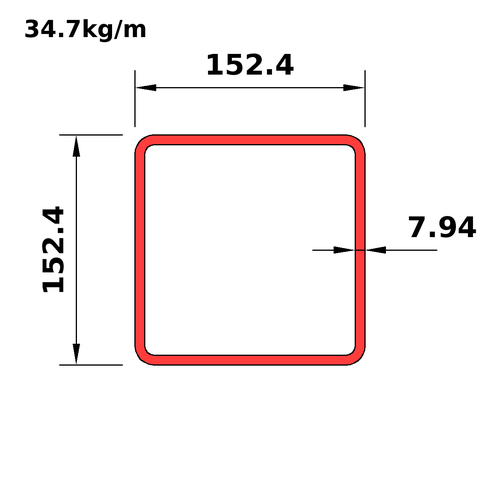 HA152x152x7.9