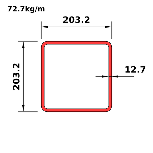 HA203x203x13
