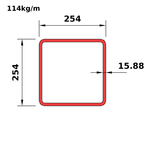 HA254x254x16