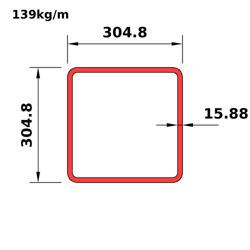 HA305x305x16