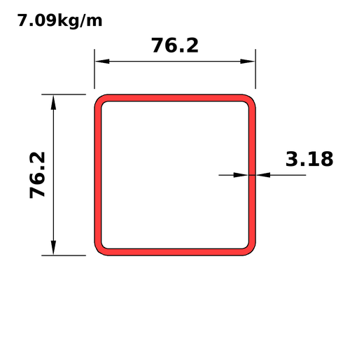 HA76x76x3.2