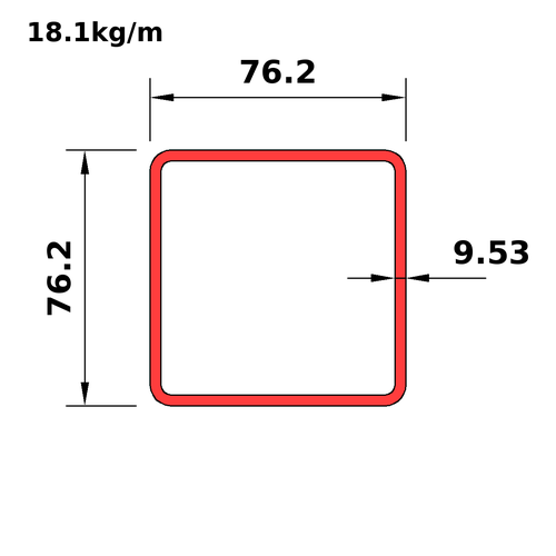 HA76x76x9.5