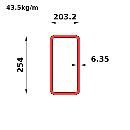 HS254x203x6.4