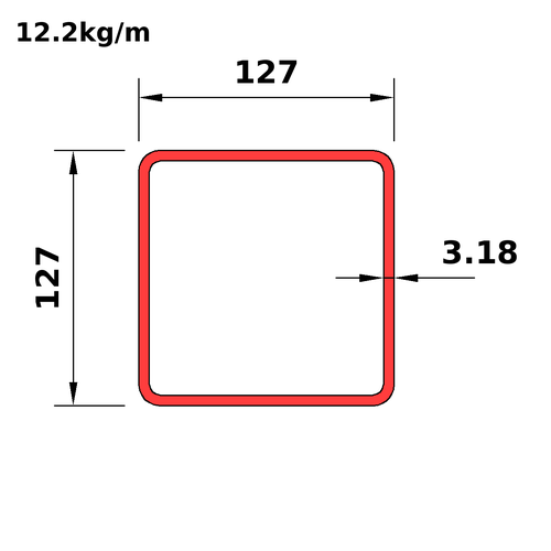 HS127x127x3.2