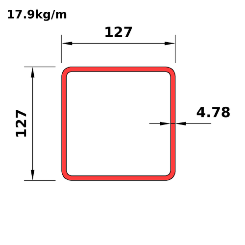 HS127x127x4.8