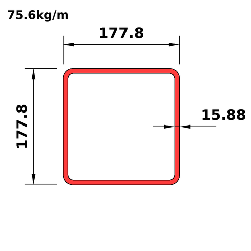 HS178x178x16