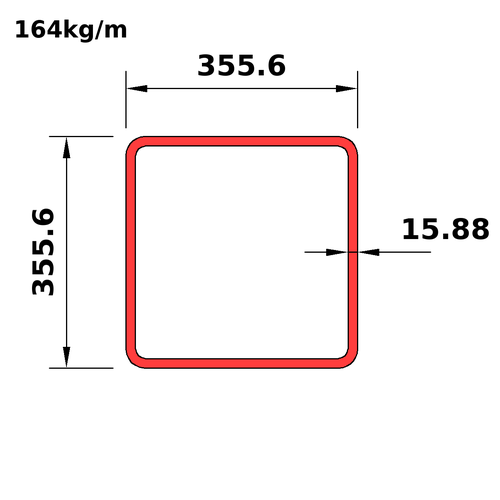 HS356x356x16