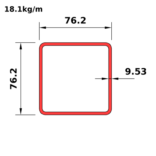 HS76x76x9.5