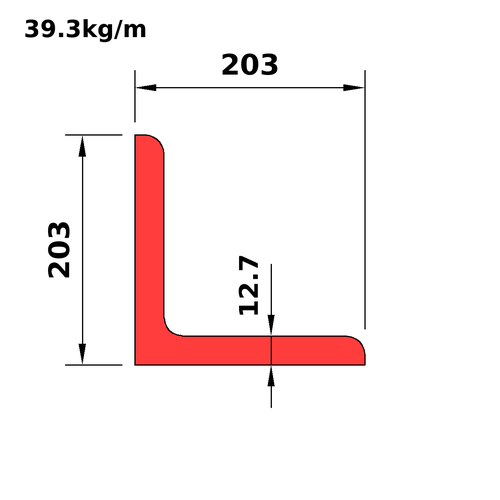 L203x203x13